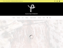 Tablet Screenshot of praxisfiberworkshop.com